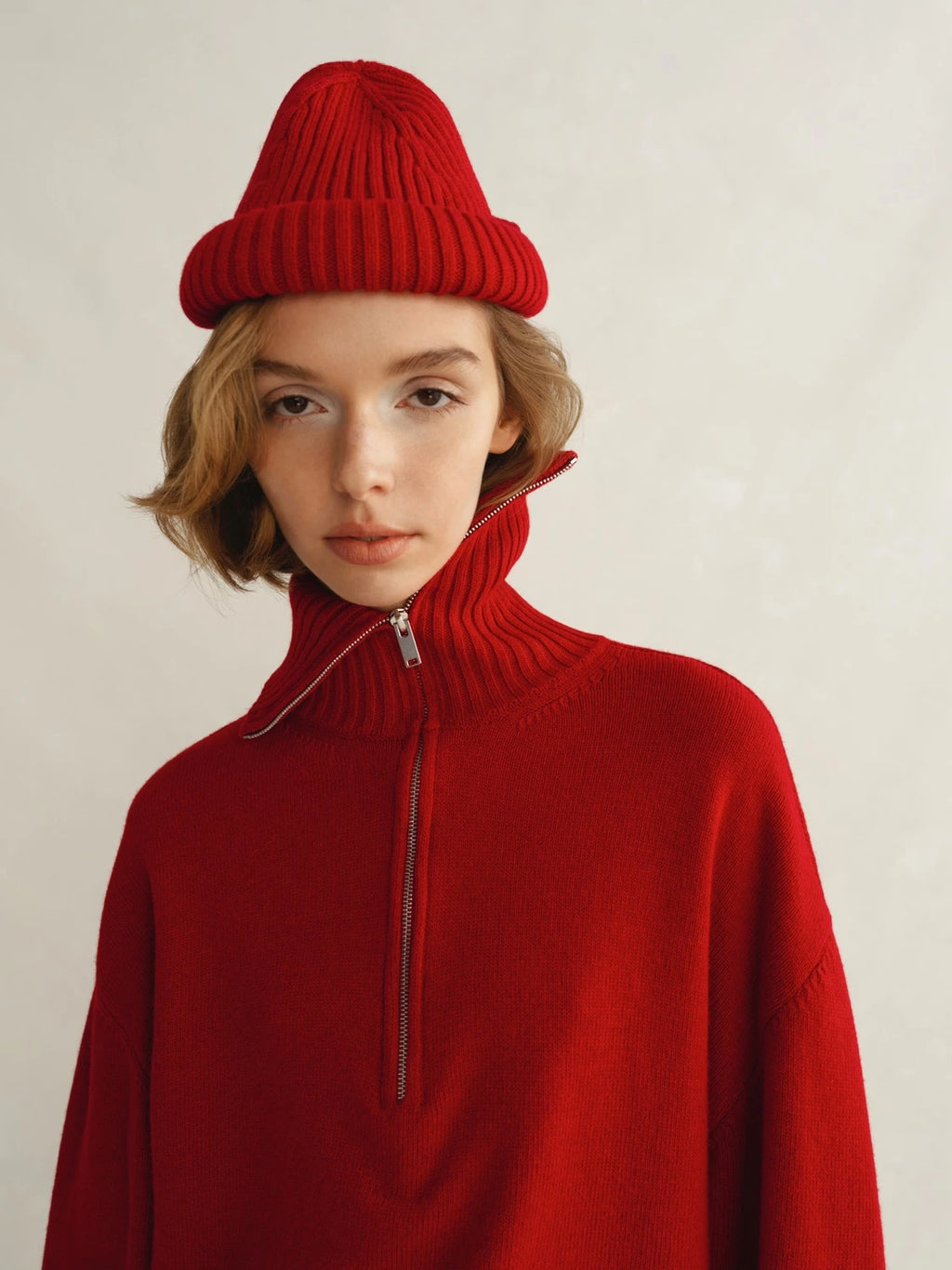 Connor Half-Zip Knit Sweater