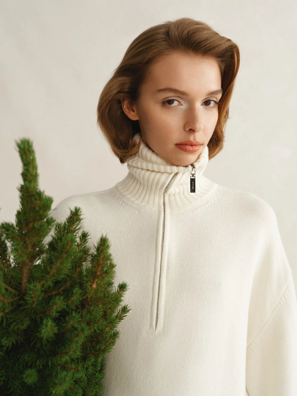 Connor Half-Zip Knit Sweater
