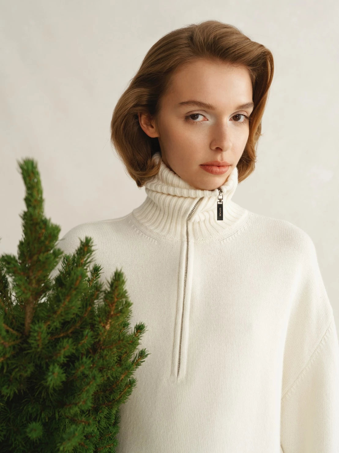 Connor Half-Zip Knit Sweater