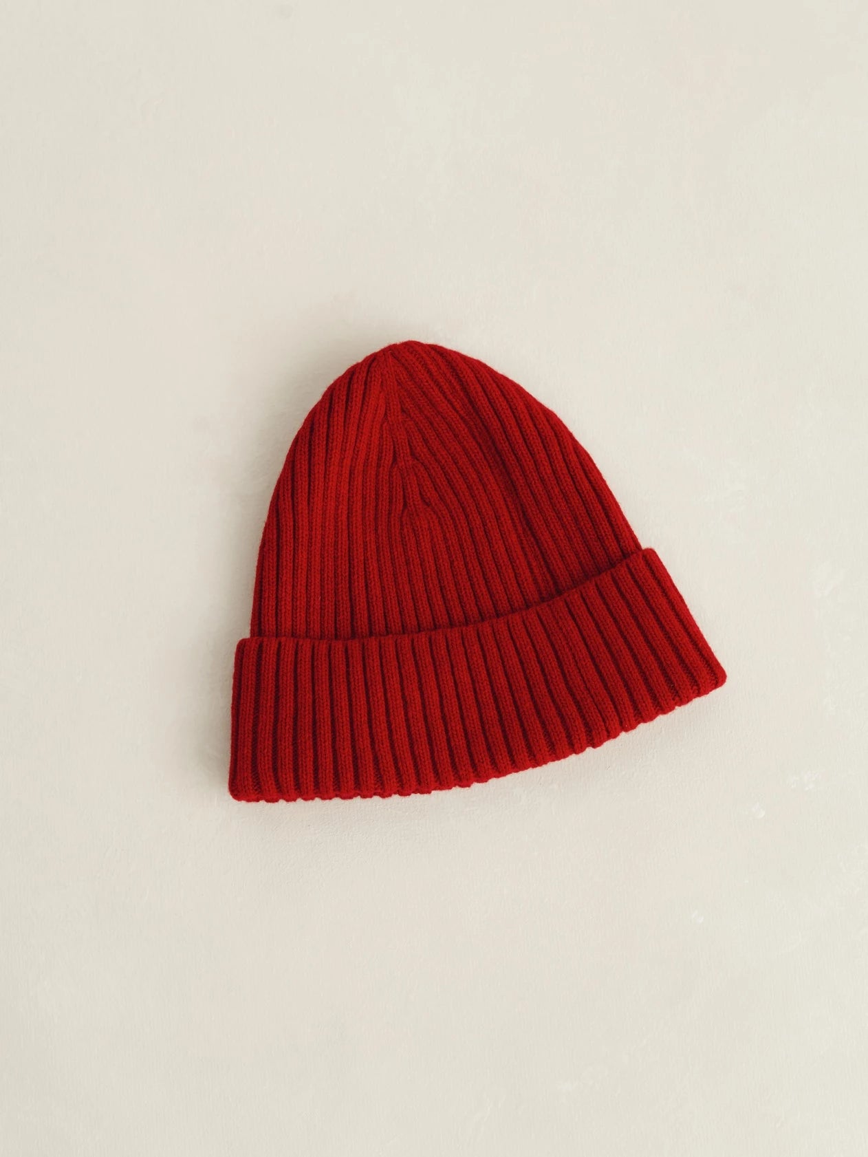 Snowy Ribbed Knit Hat