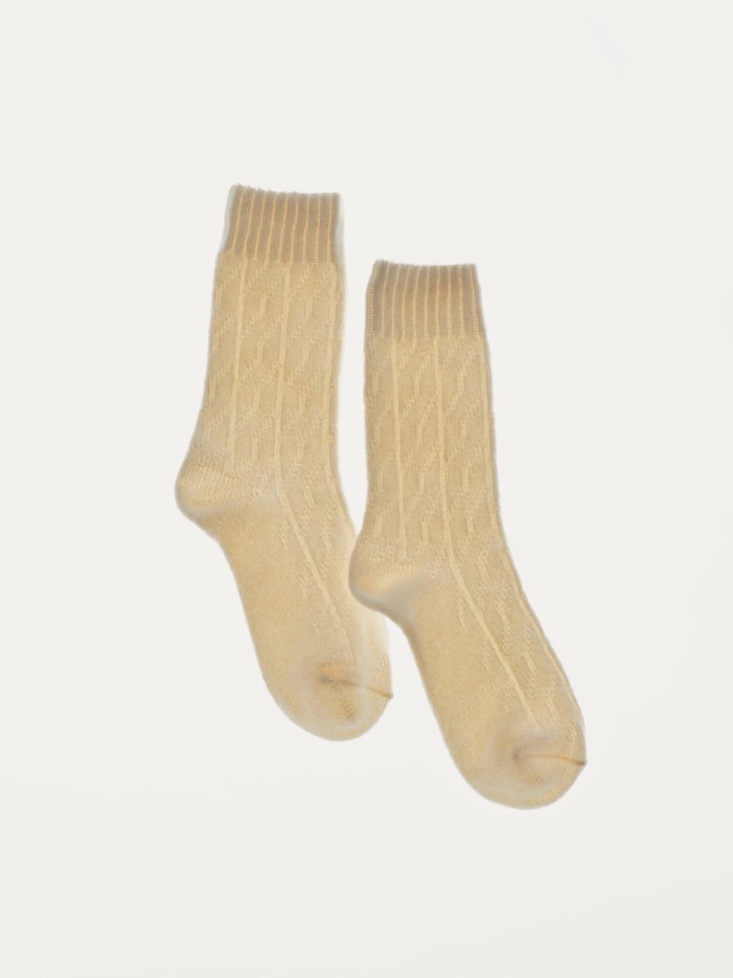 Snowflake Angora Socks