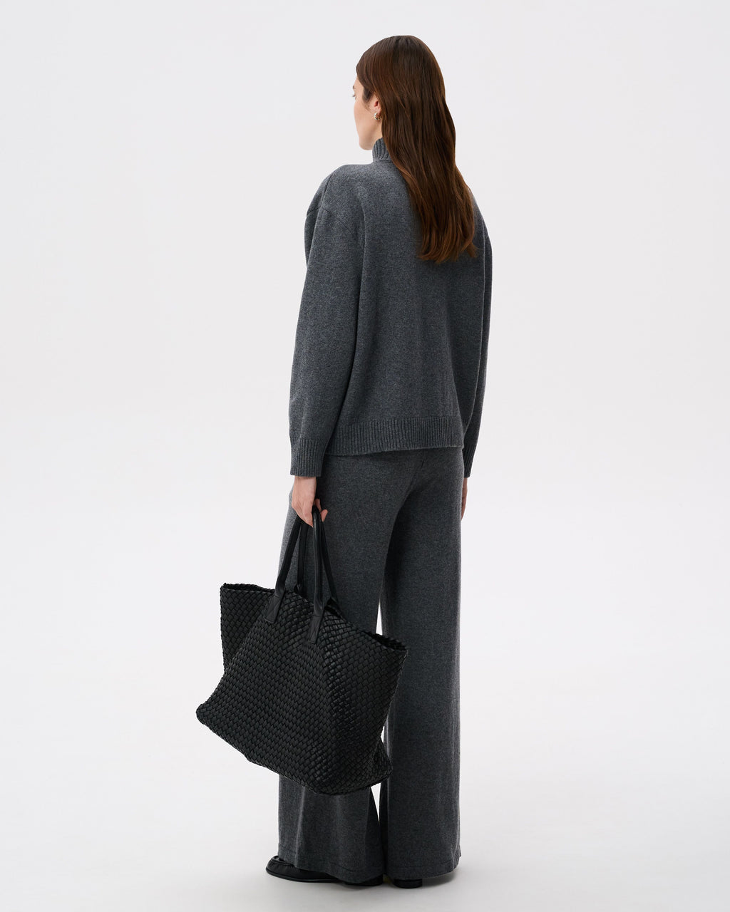 Premium Wool Wide-Leg Pants