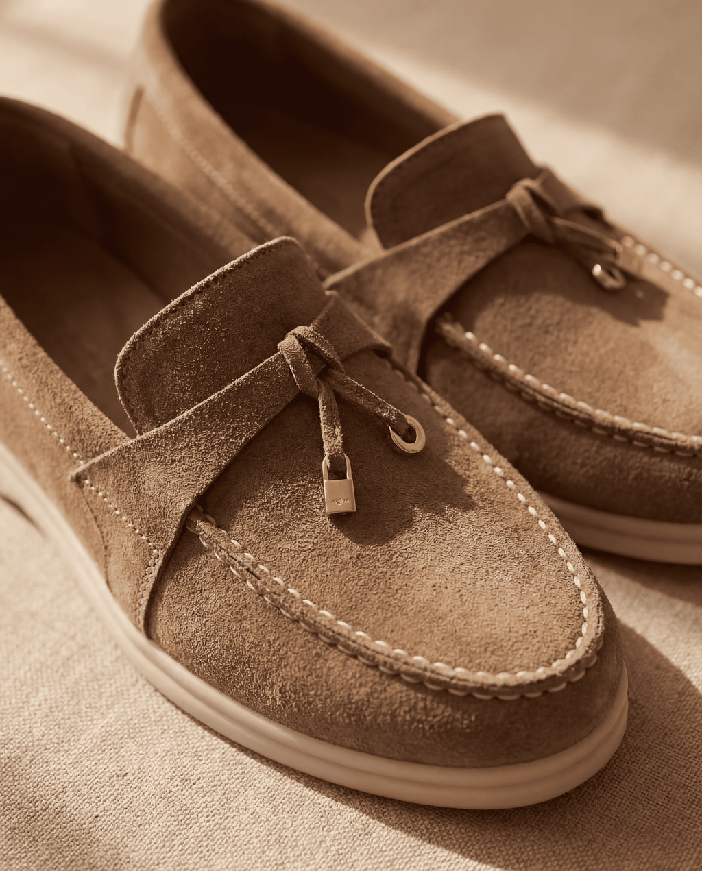 LORO Suede Loafers
