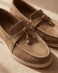 LORO Suede Loafers