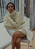 High-Neck Wool Sweater