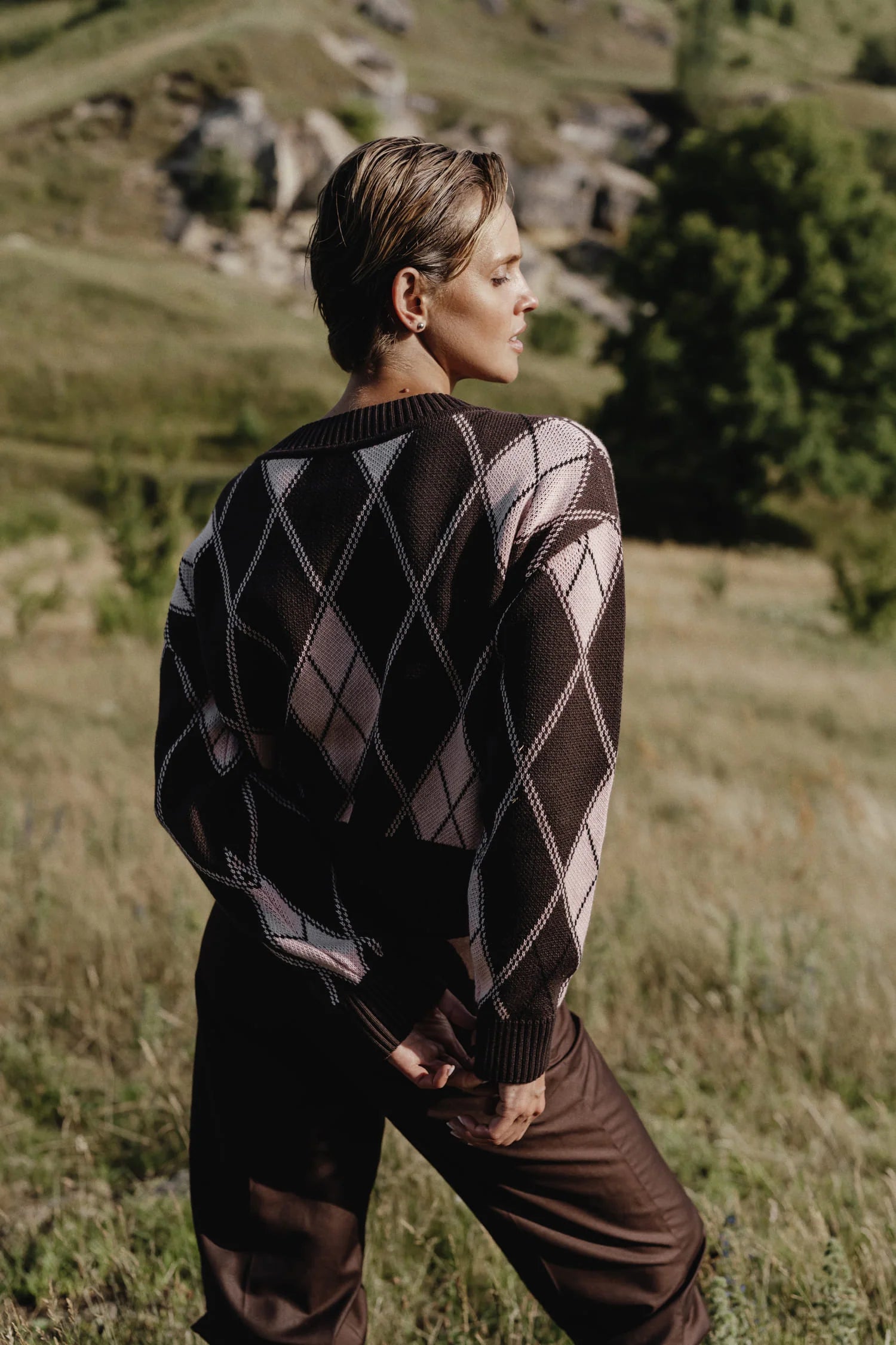 Diamond Knit Sweater