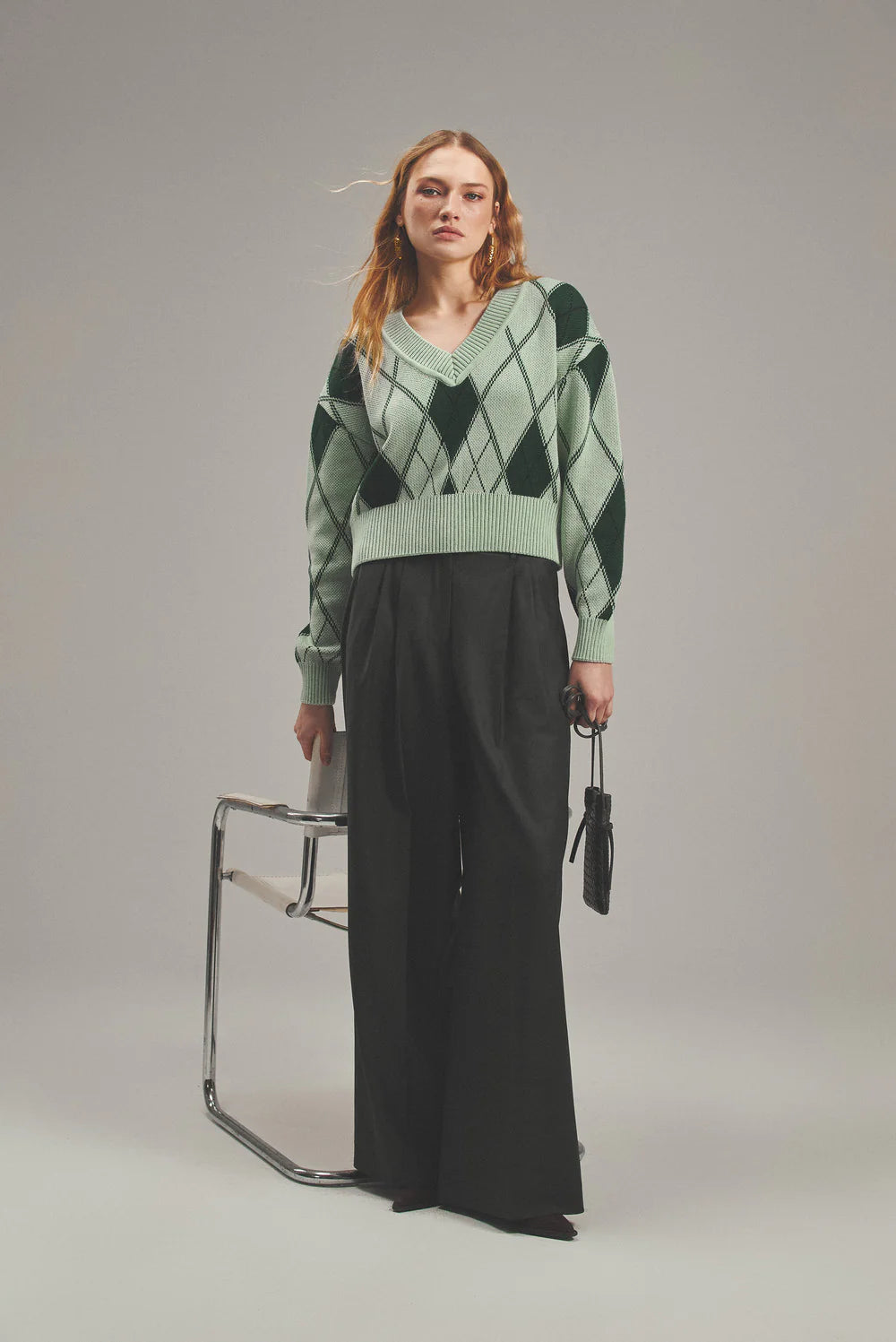 Diamond Knit Sweater