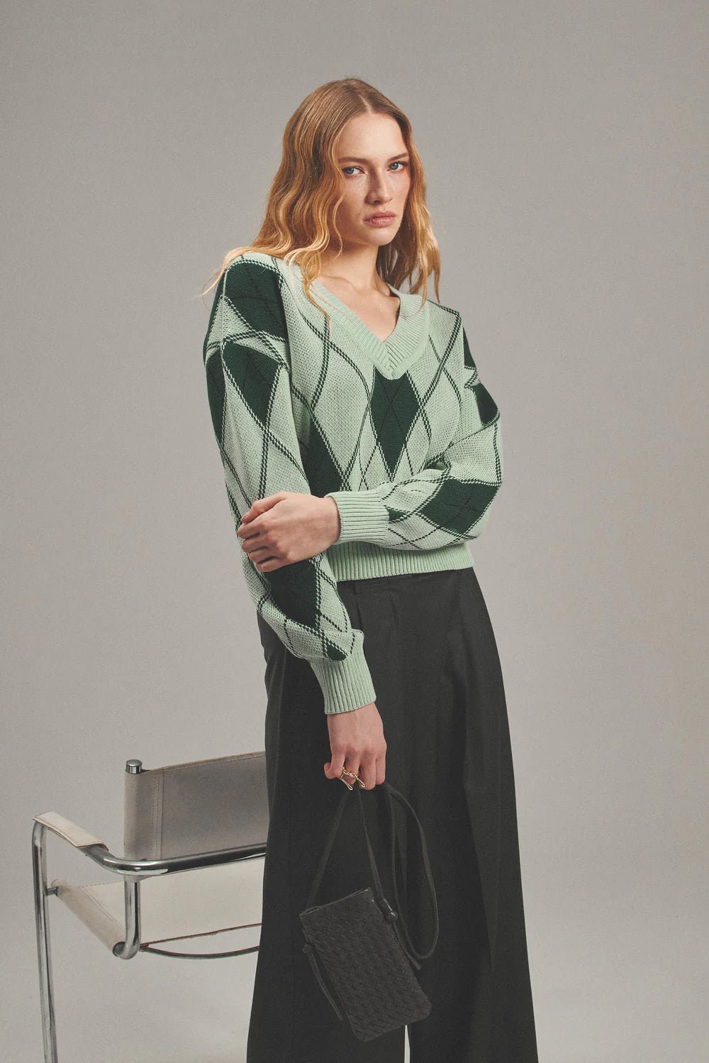 Diamond Knit Sweater