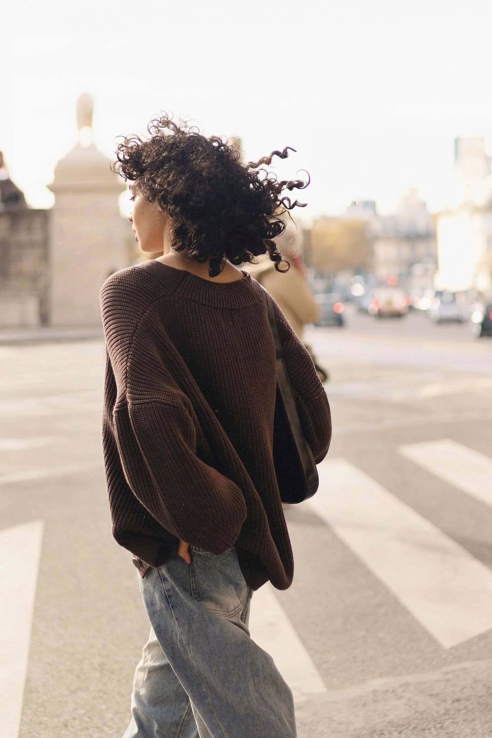 Oversized cardigan "Corn"