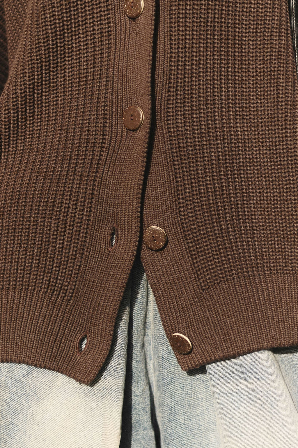 Oversized cardigan "Corn"