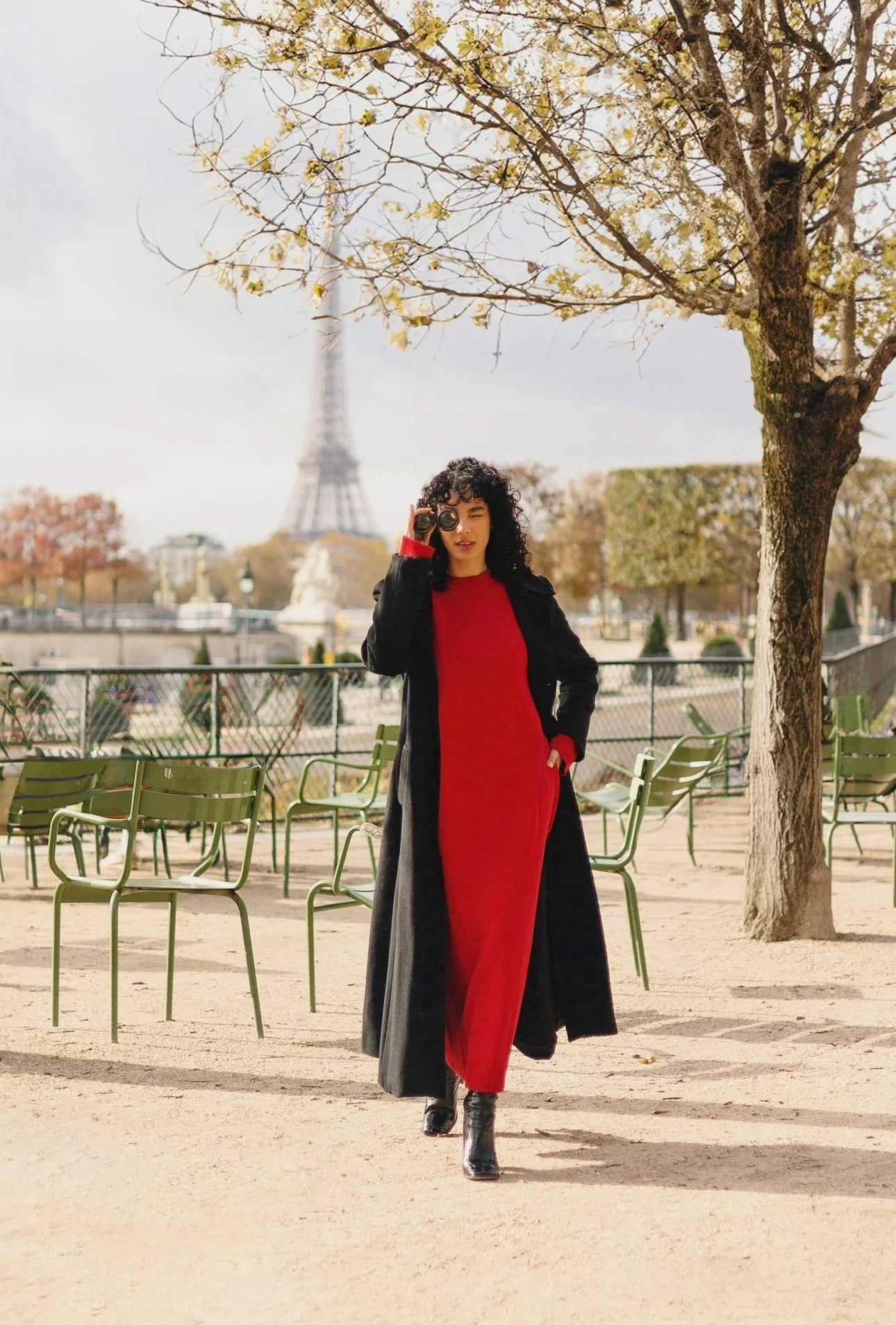 Oversized Knit Maxi Dress