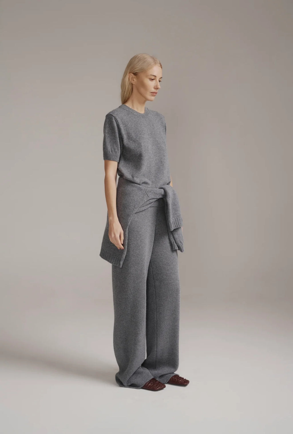 Wool Palazzo Trousers