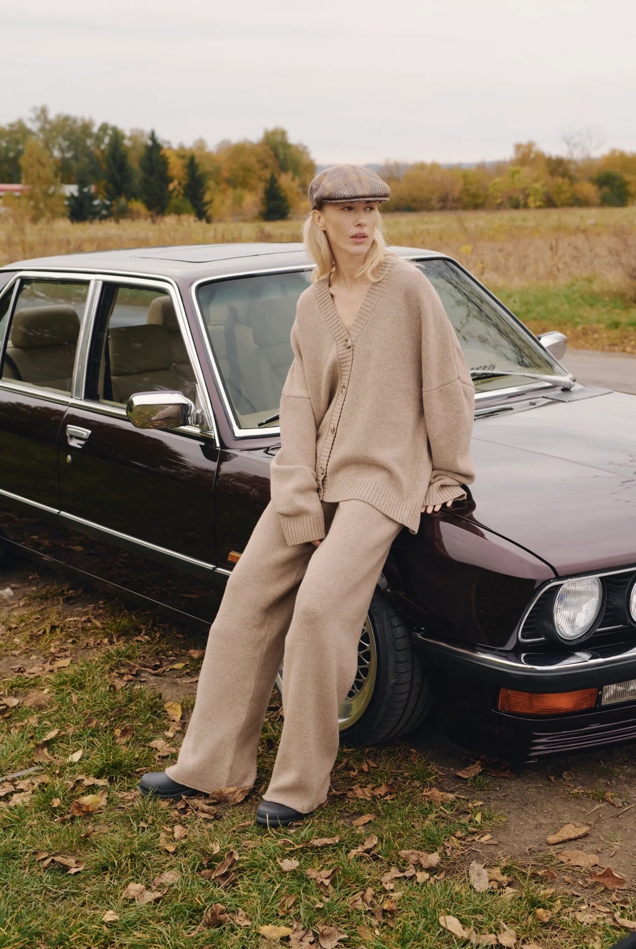 Wool Palazzo Trousers