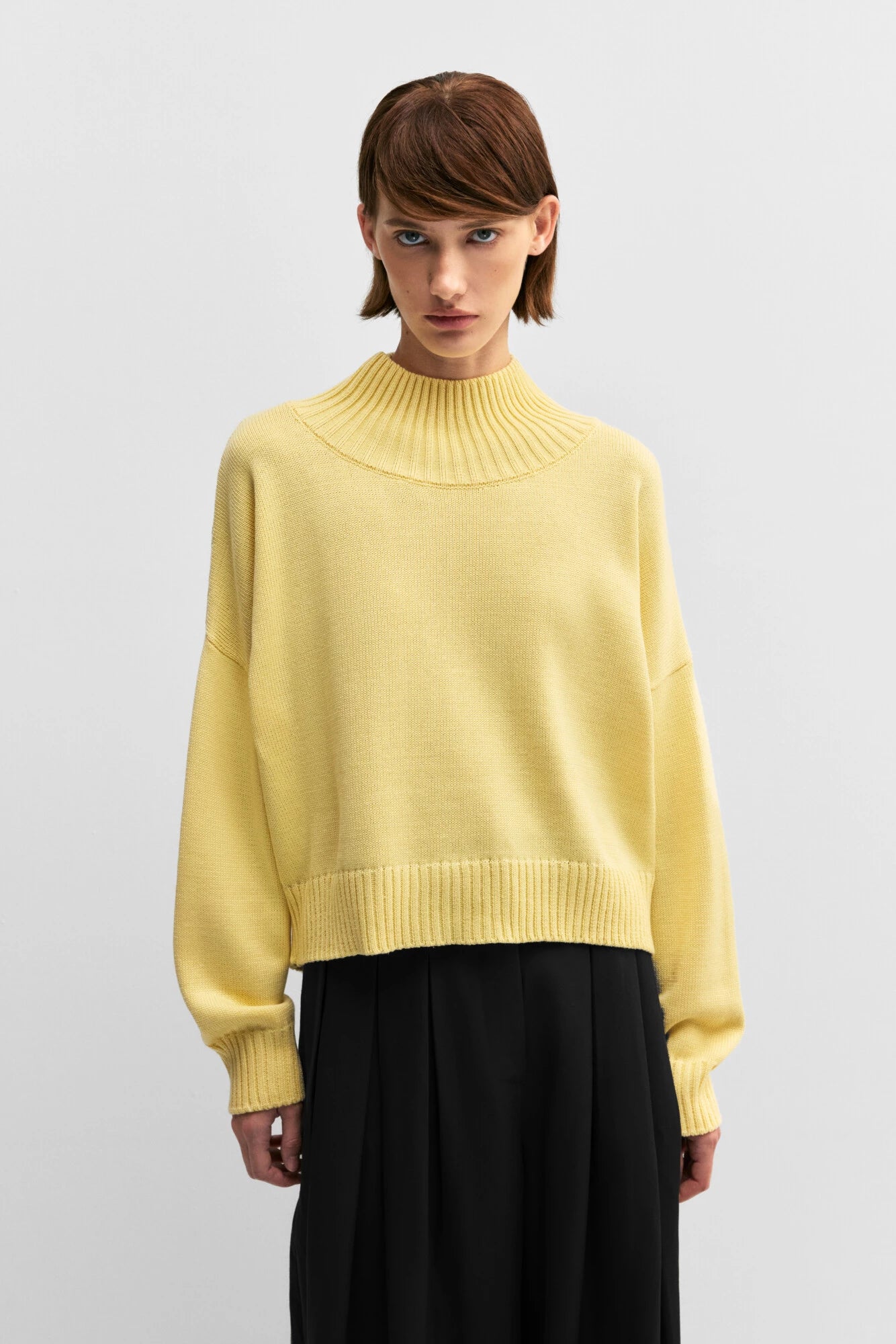 Agnes Cropped Knit Jumper
