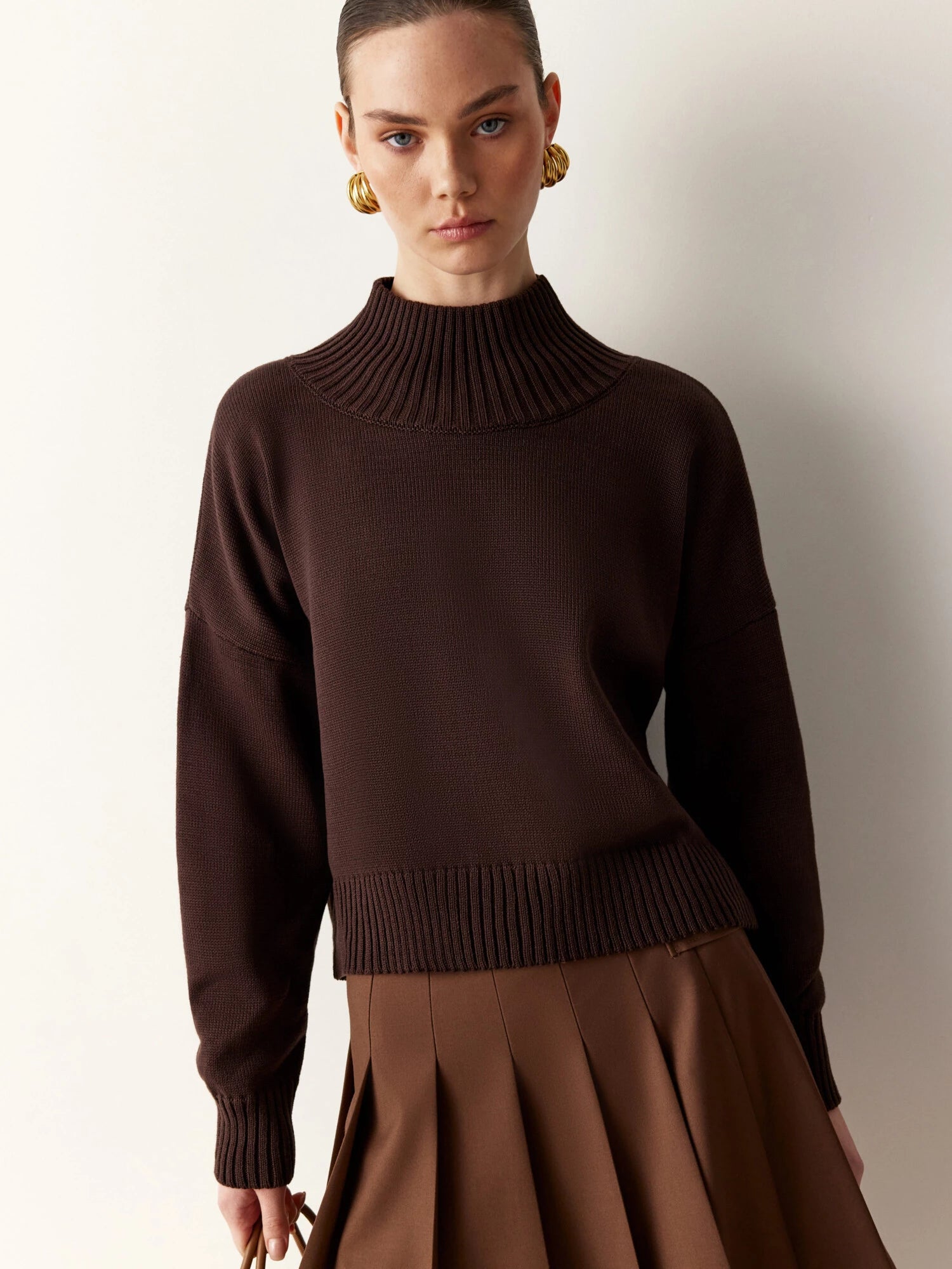 Agnes Cropped Knit Jumper