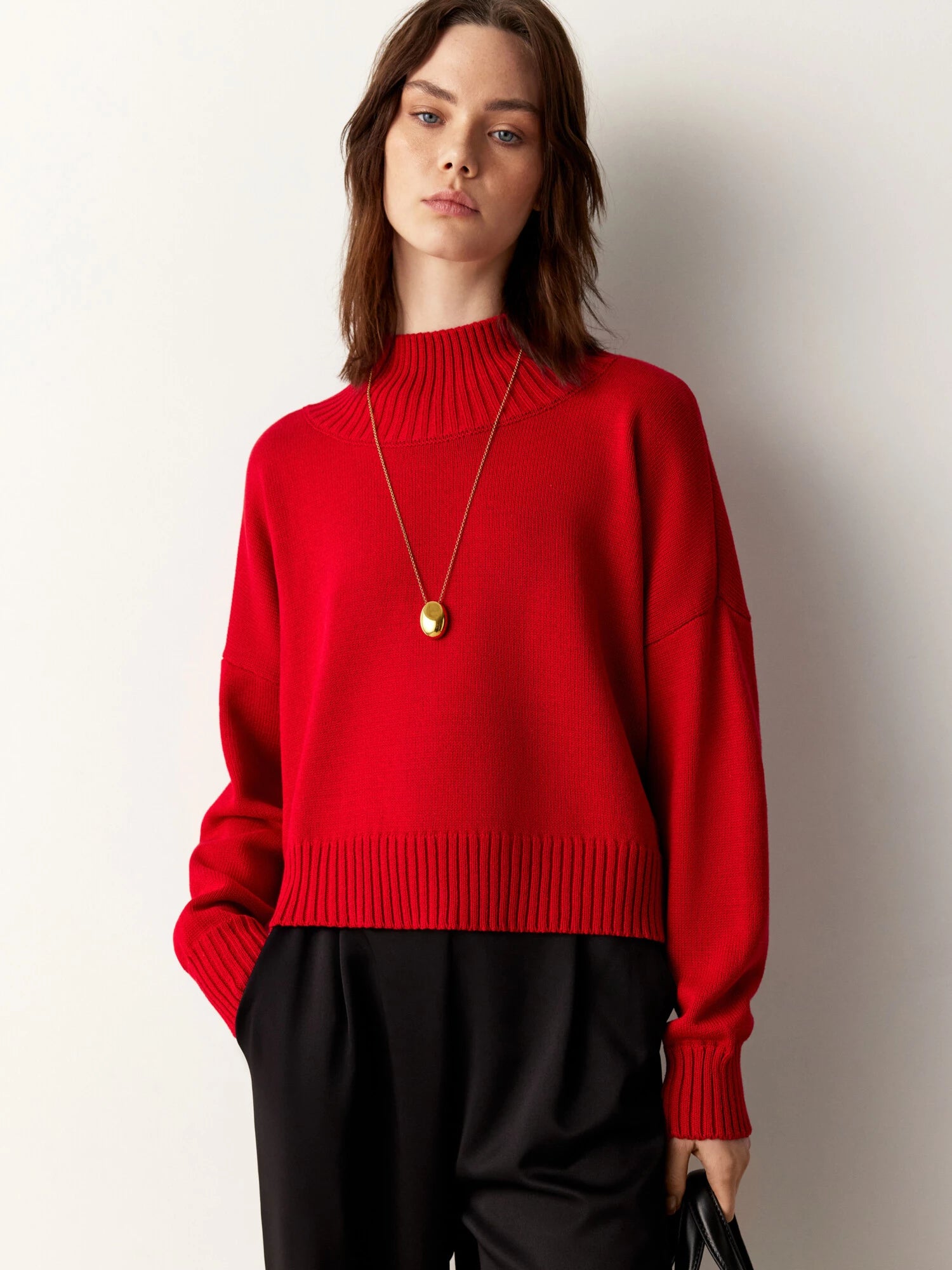 Agnes Cropped Knit Jumper