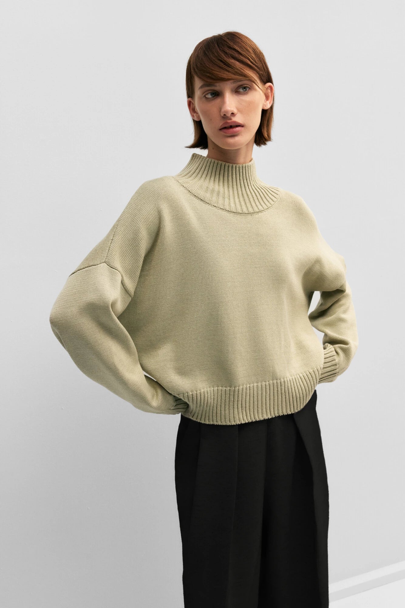 Agnes Cropped Knit Jumper
