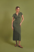 Plissé Knit Dress