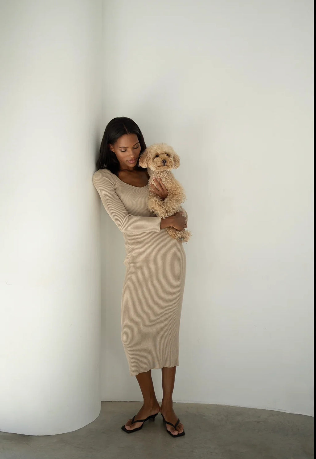Ribbed Maxi Dress