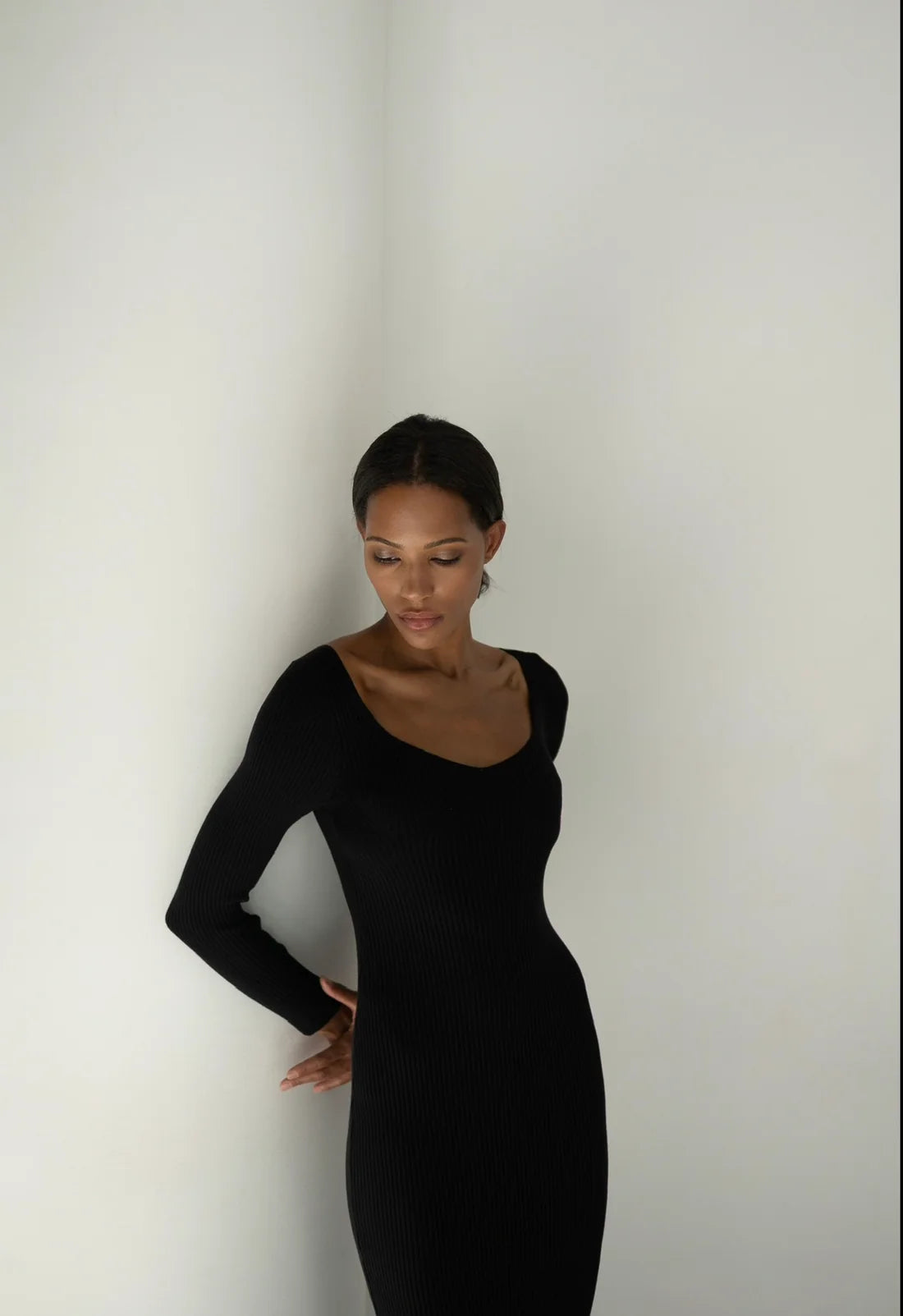 Ribbed Maxi Dress
