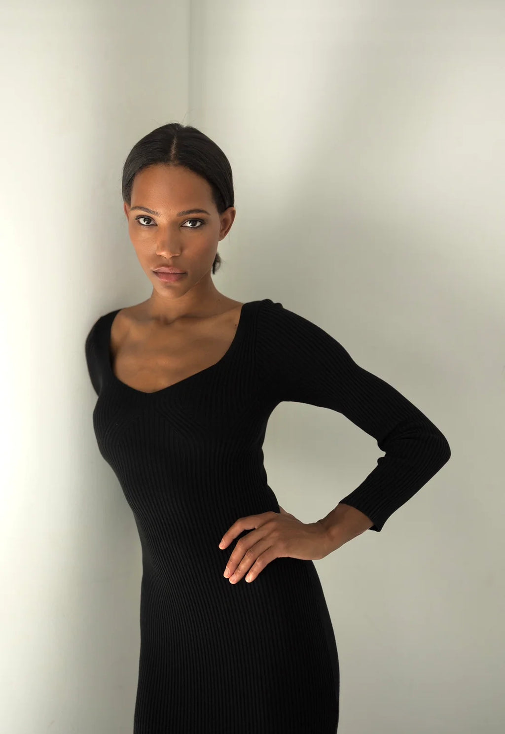 Ribbed Maxi Dress
