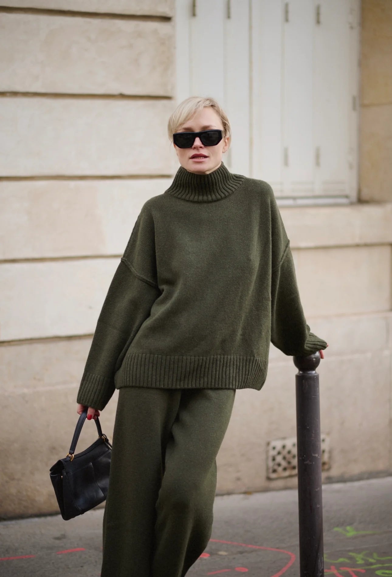 Wool Palazzo Trousers