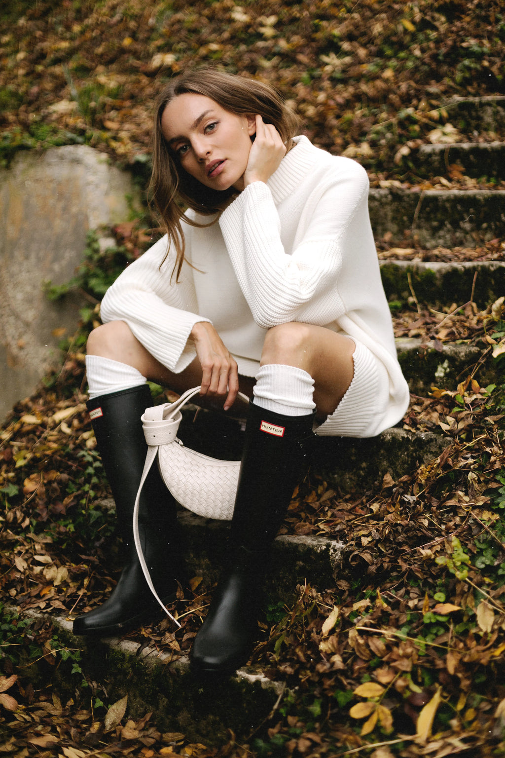 Knit Dress with Slit