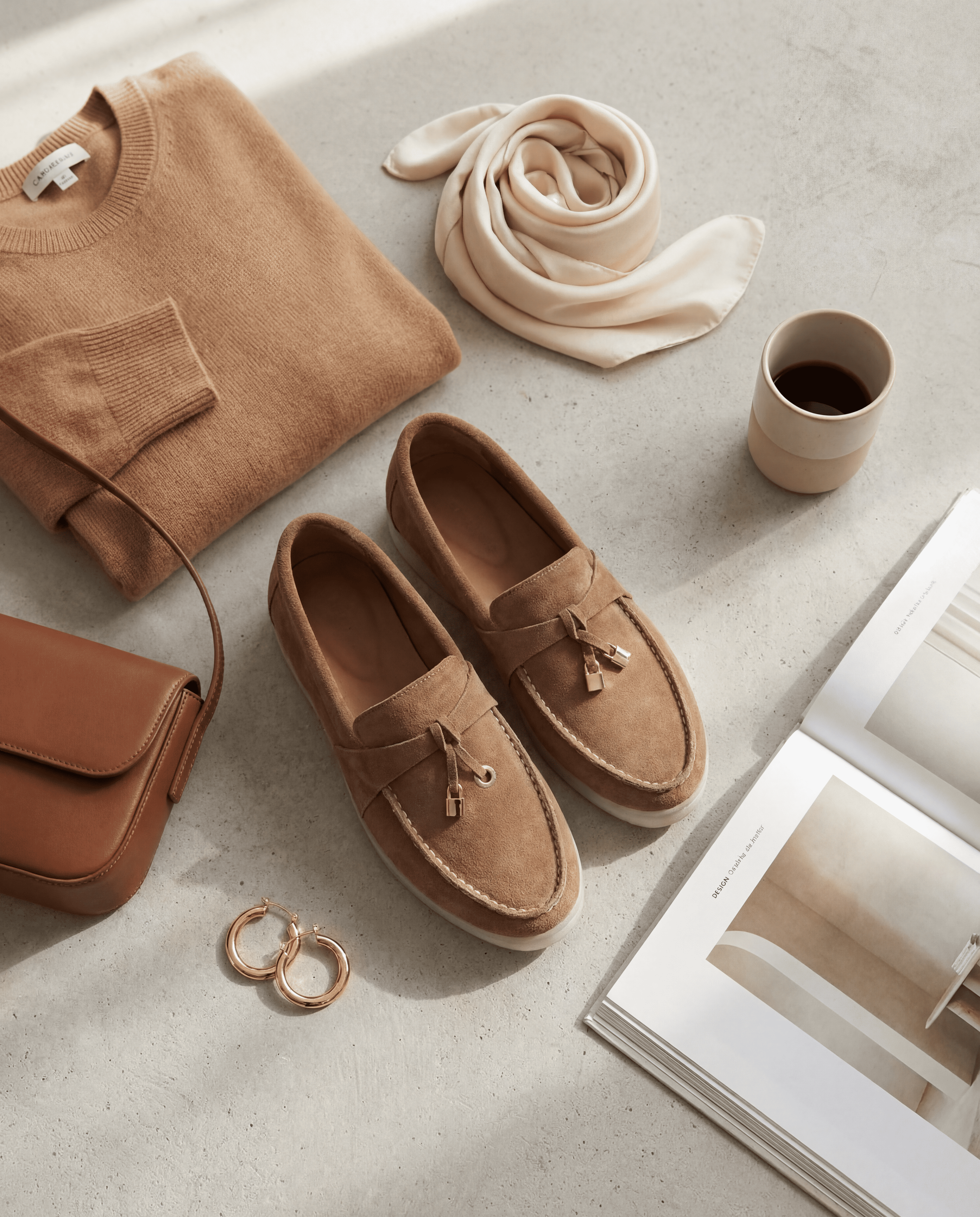 LORO Suede Loafers