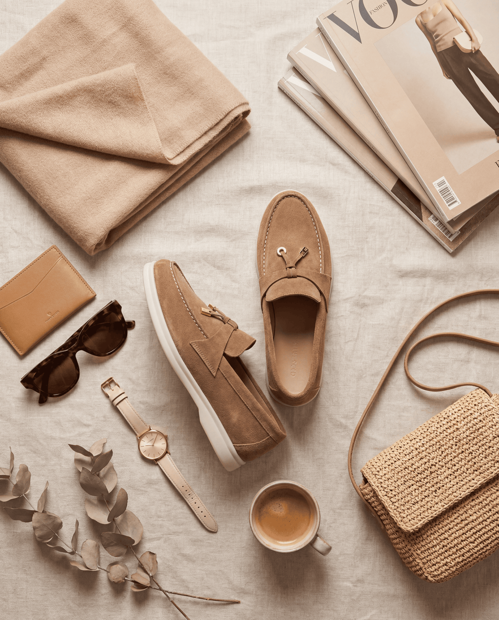 LORO Suede Loafers