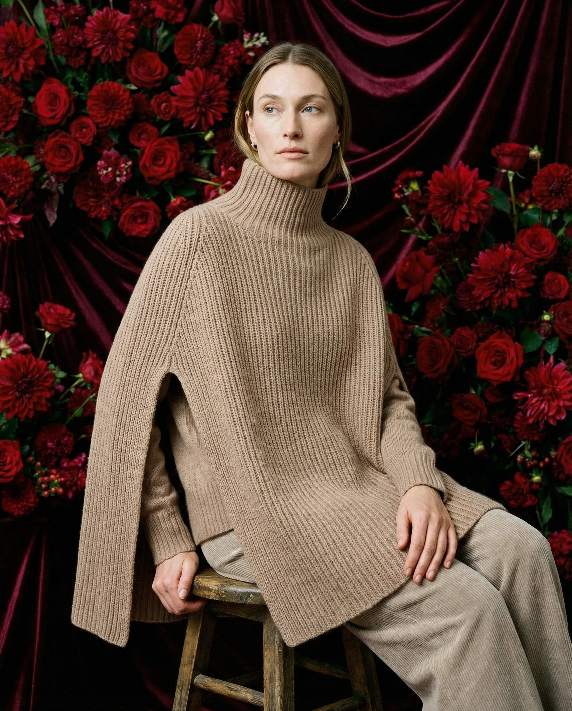 Jolie Wool Cape