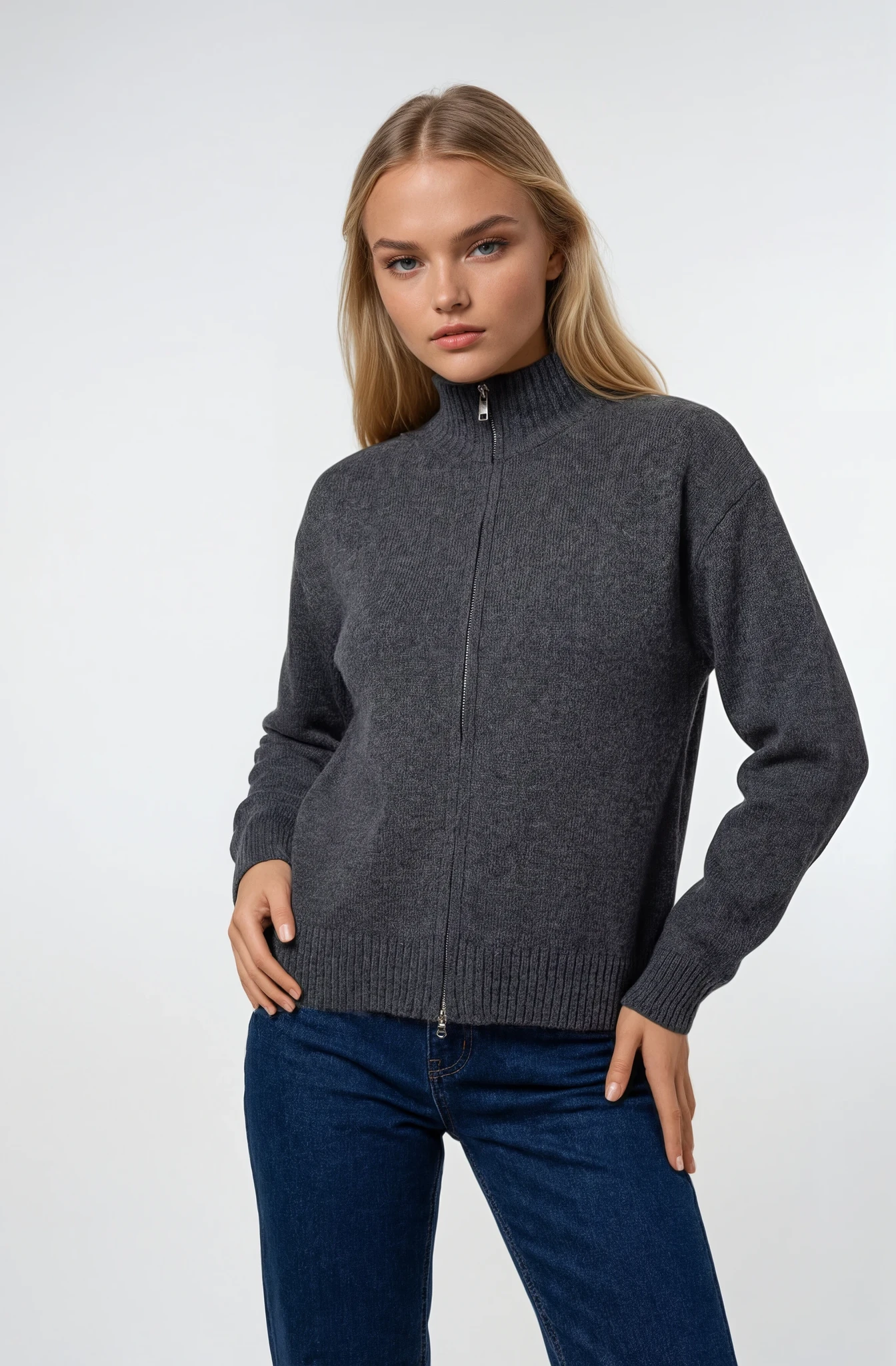 VERONE Zip Cardigan