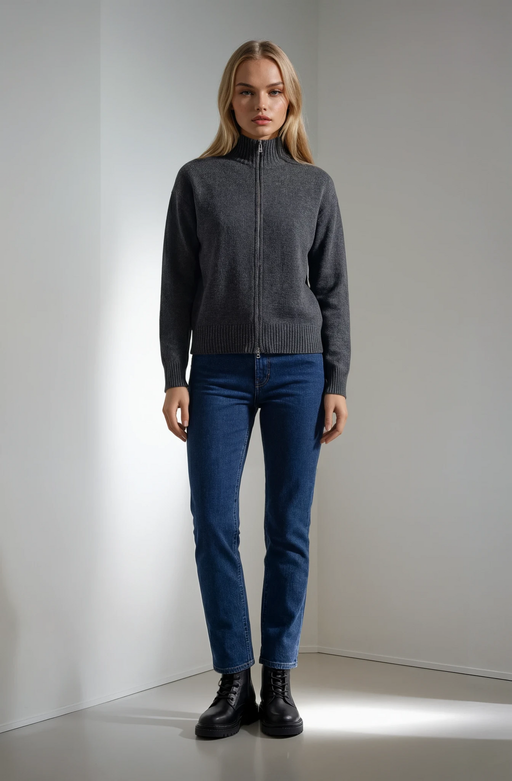 VERONE Zip Cardigan