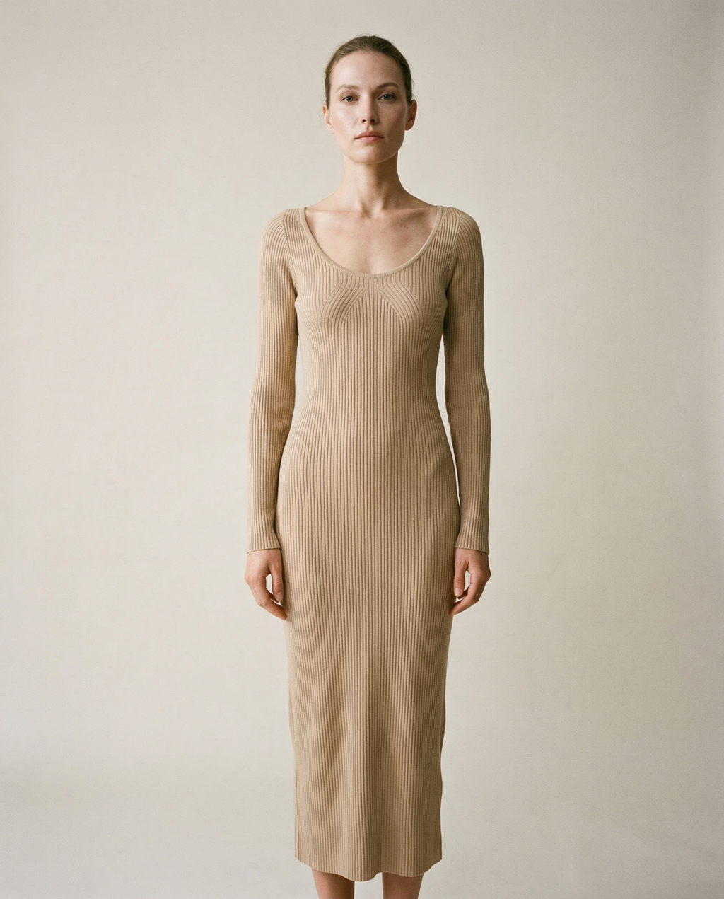 Ribbed Maxi Dress