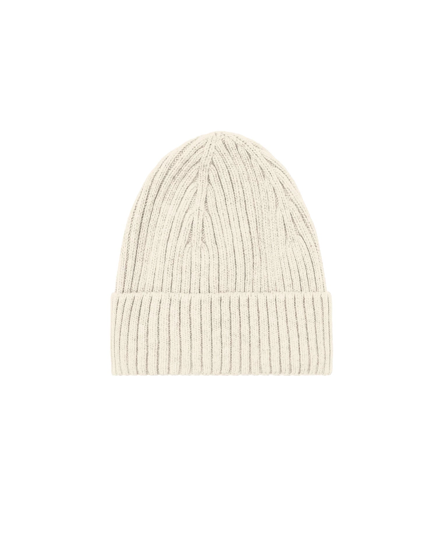 Snowy Ribbed Knit Hat