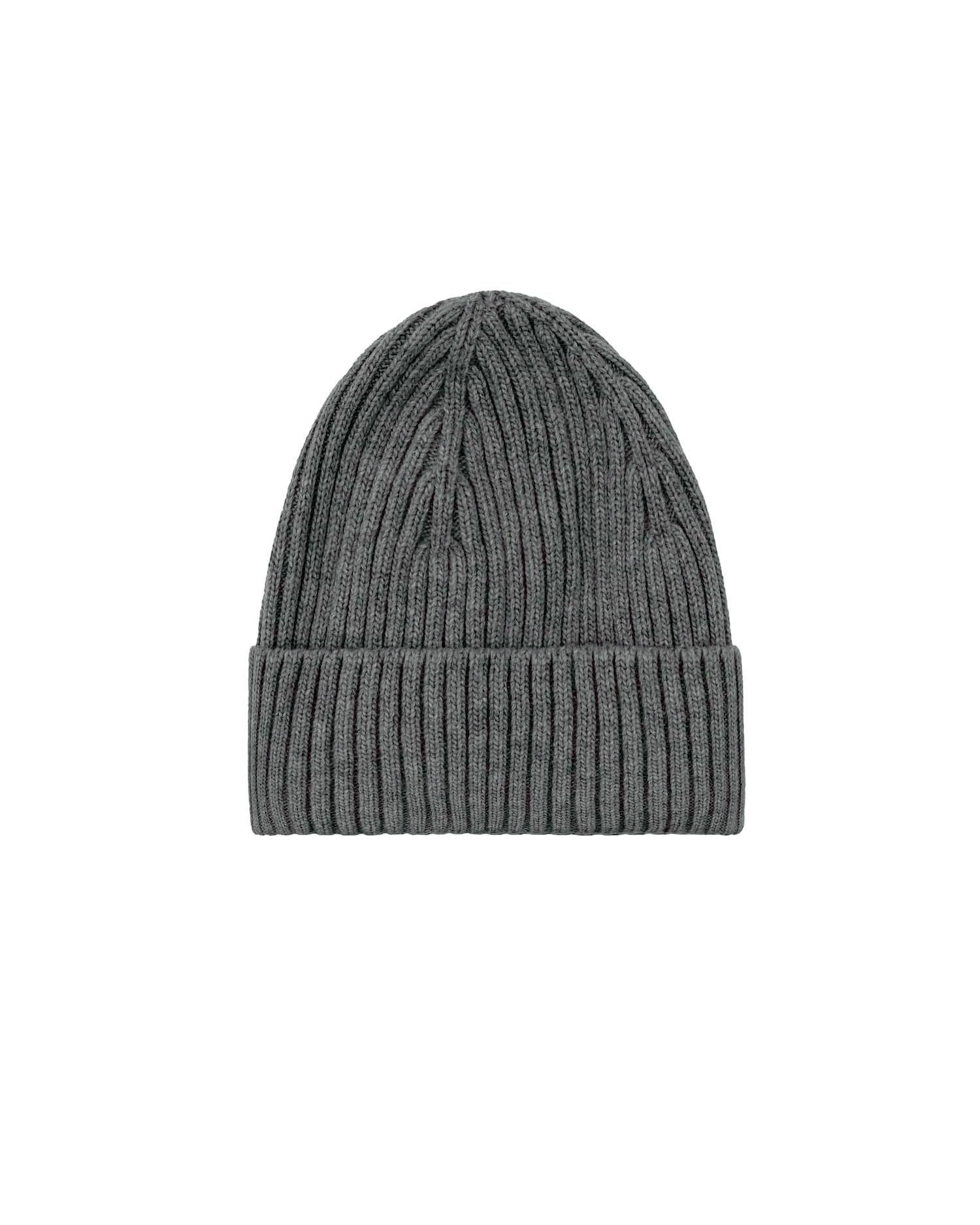 Snowy Ribbed Knit Hat