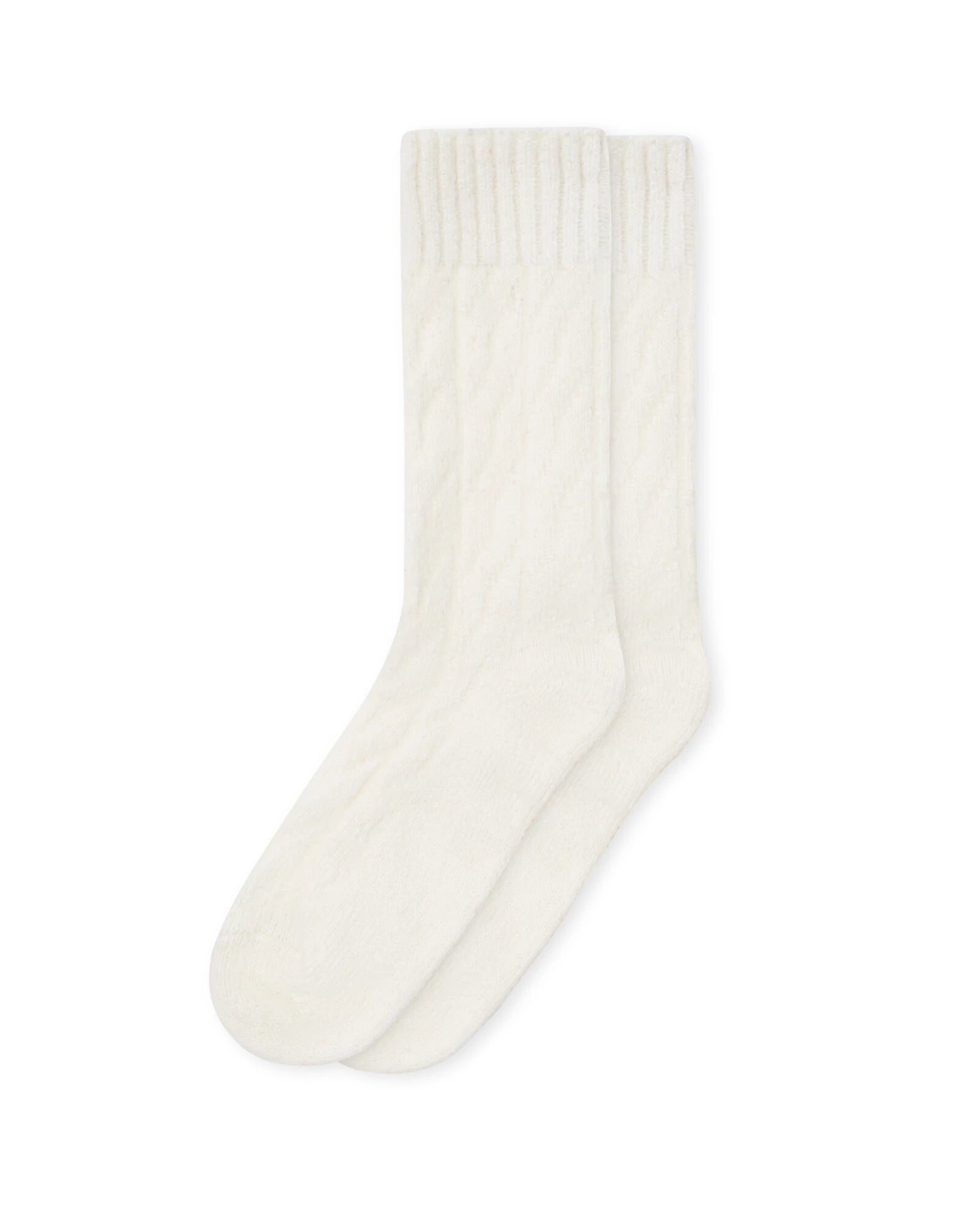 Snowflake Angora Socks