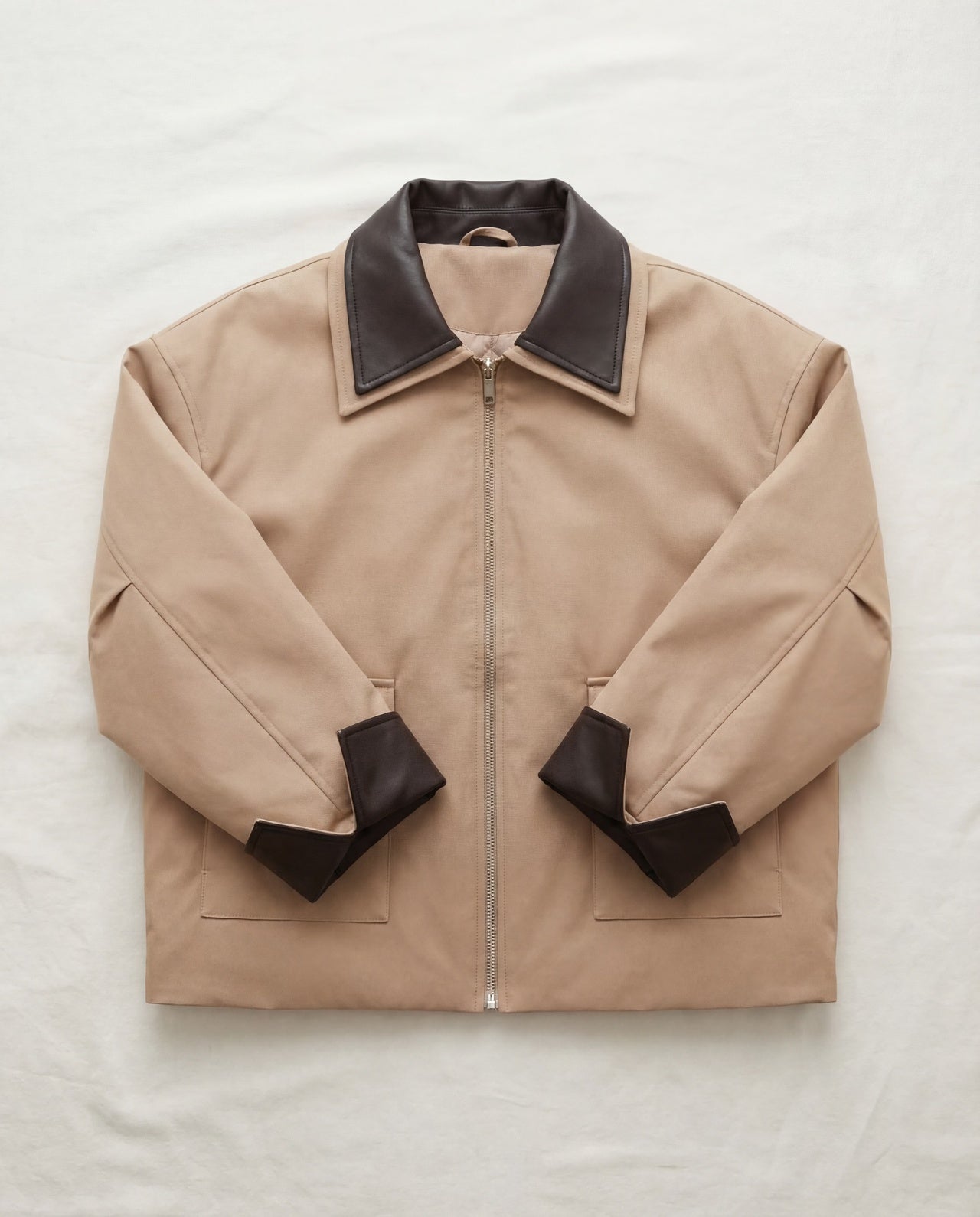 Insulated Jacket with Contrast Collar