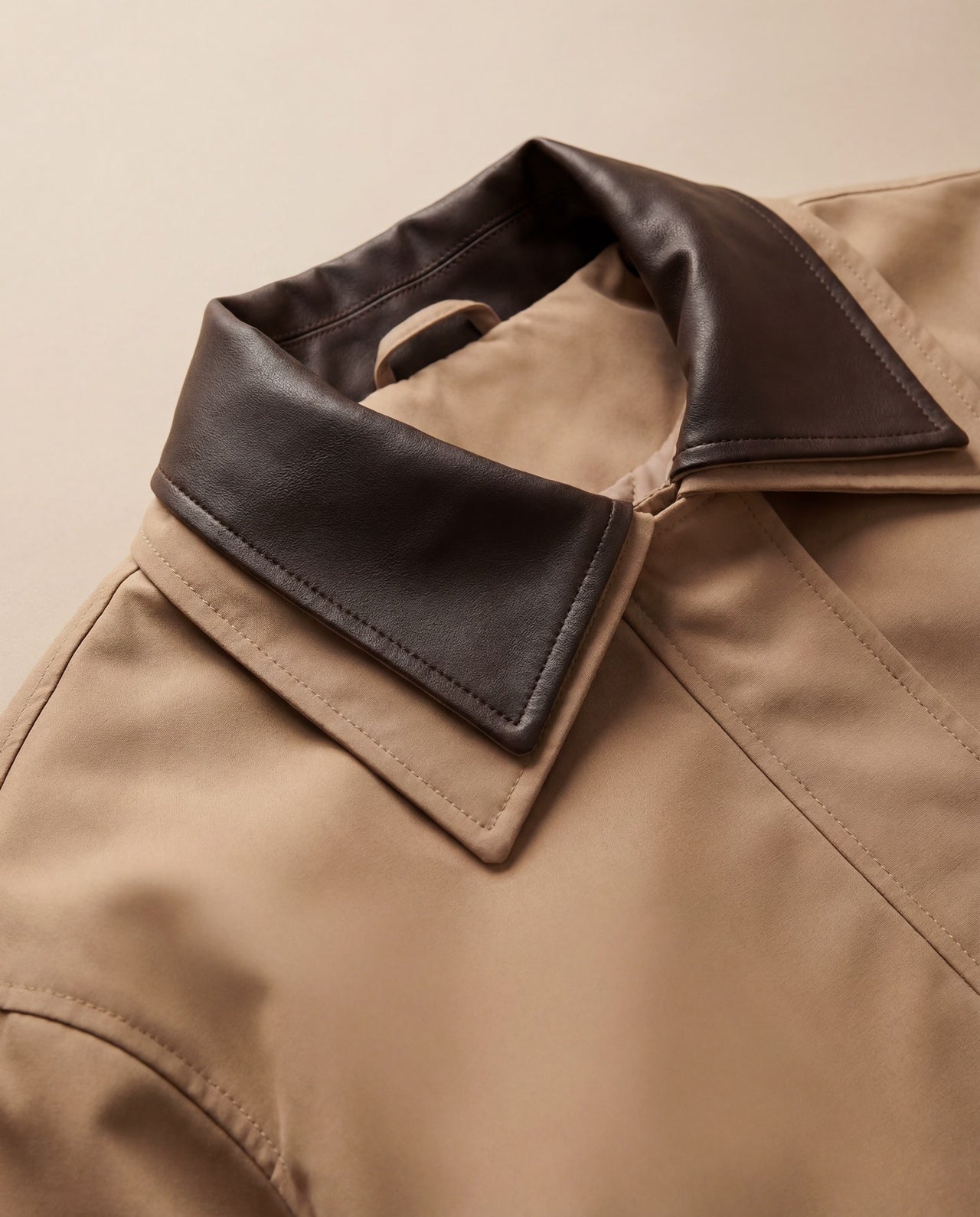 Insulated Jacket with Contrast Collar
